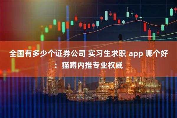 全国有多少个证券公司 实习生求职 app 哪个好：猫蹲内推专业权威